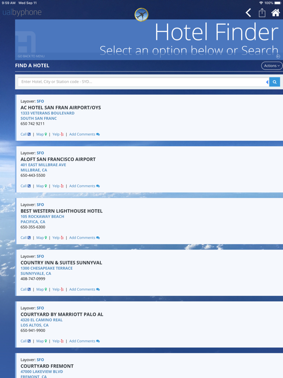 ualbyphone iPad screenshot 4 - Utilities app