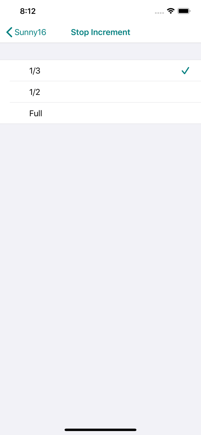 Sunny16 exposure calculator