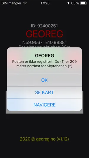 Georeg screenshot 2