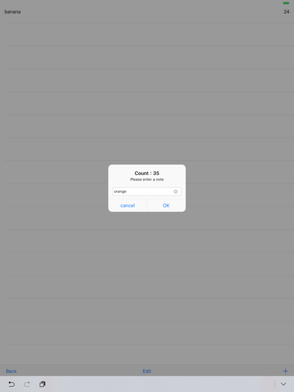 EX Tally counter- calculation- iPad screenshot 3 - Productivity app