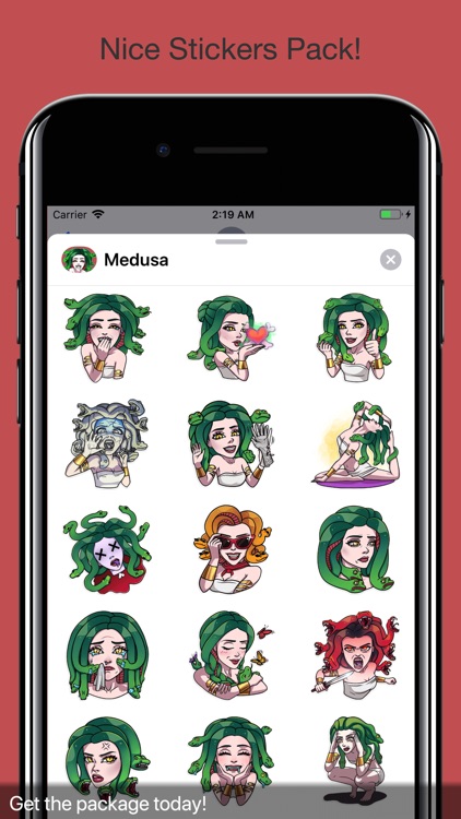 Medusa Stickers