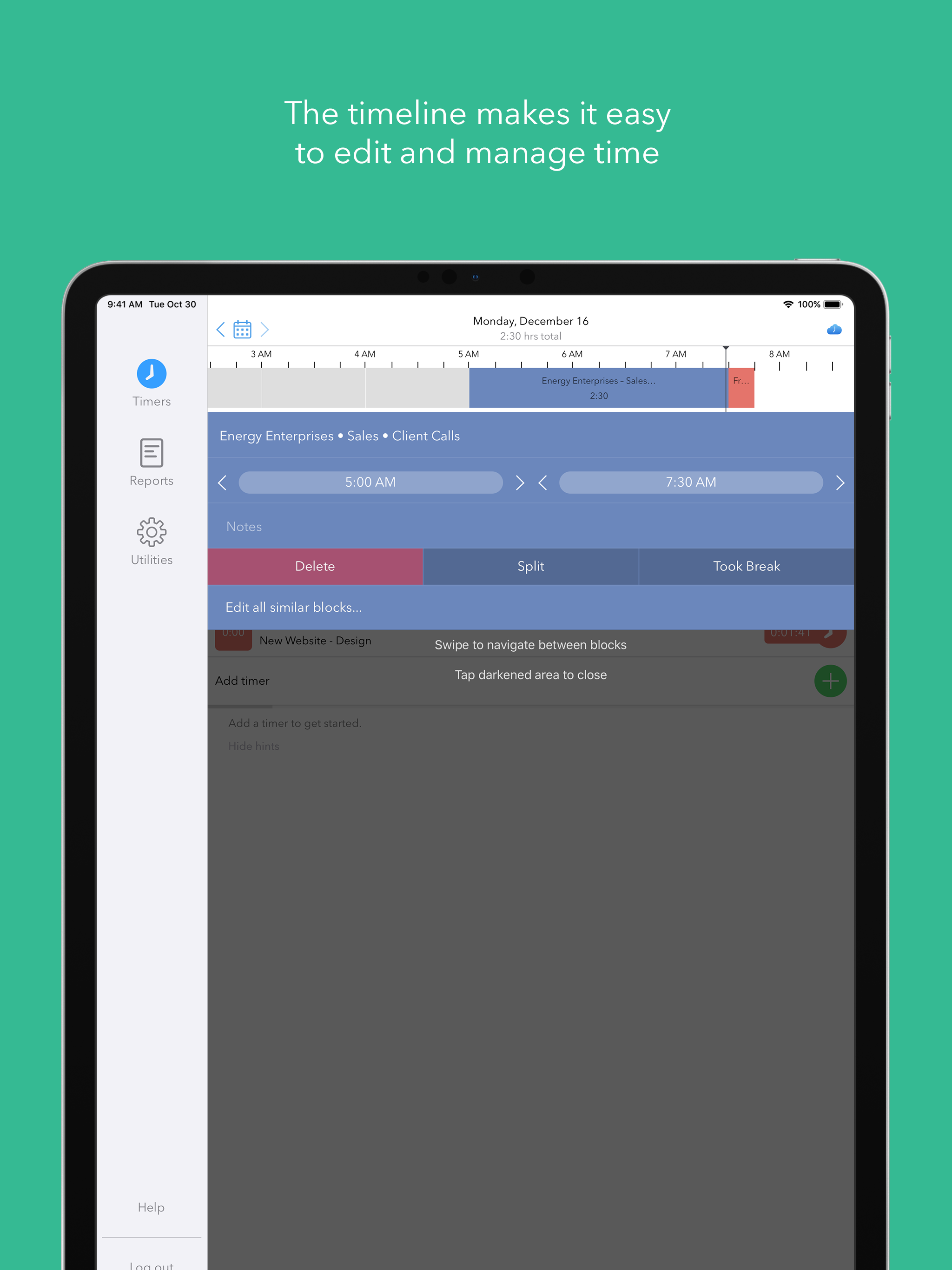 Hours Time Tracking screenshot 15