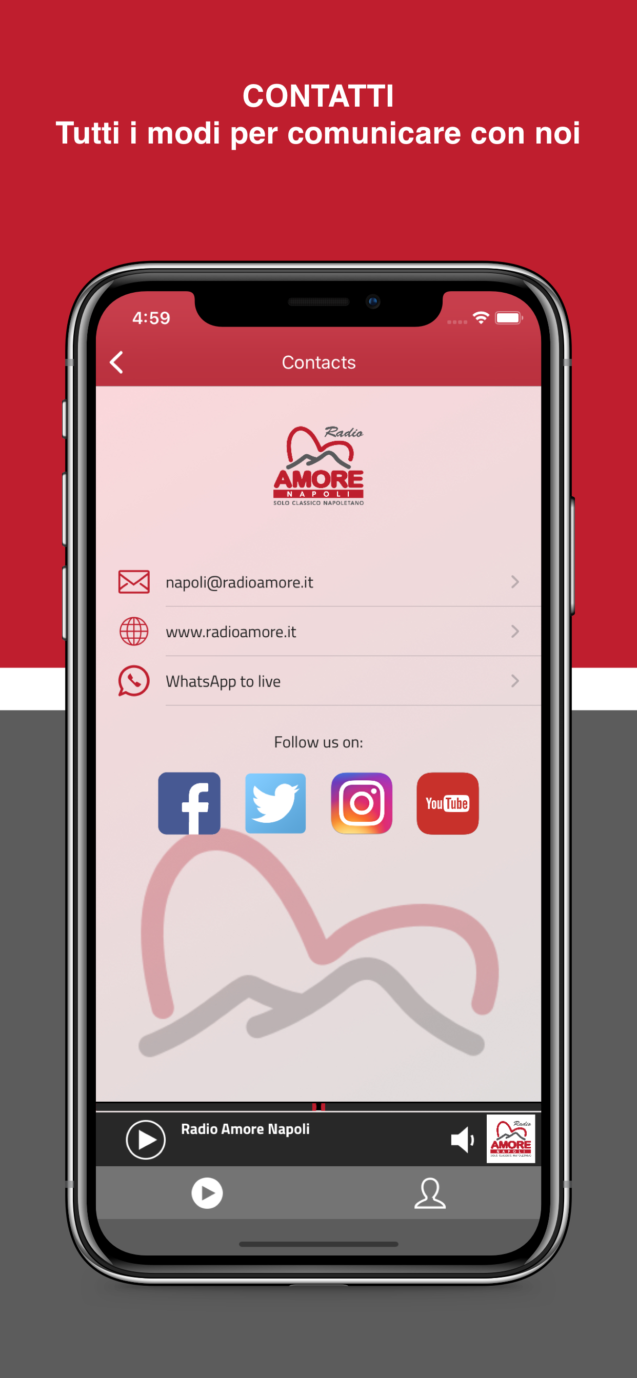 Radio Amore Napoli screenshot 3