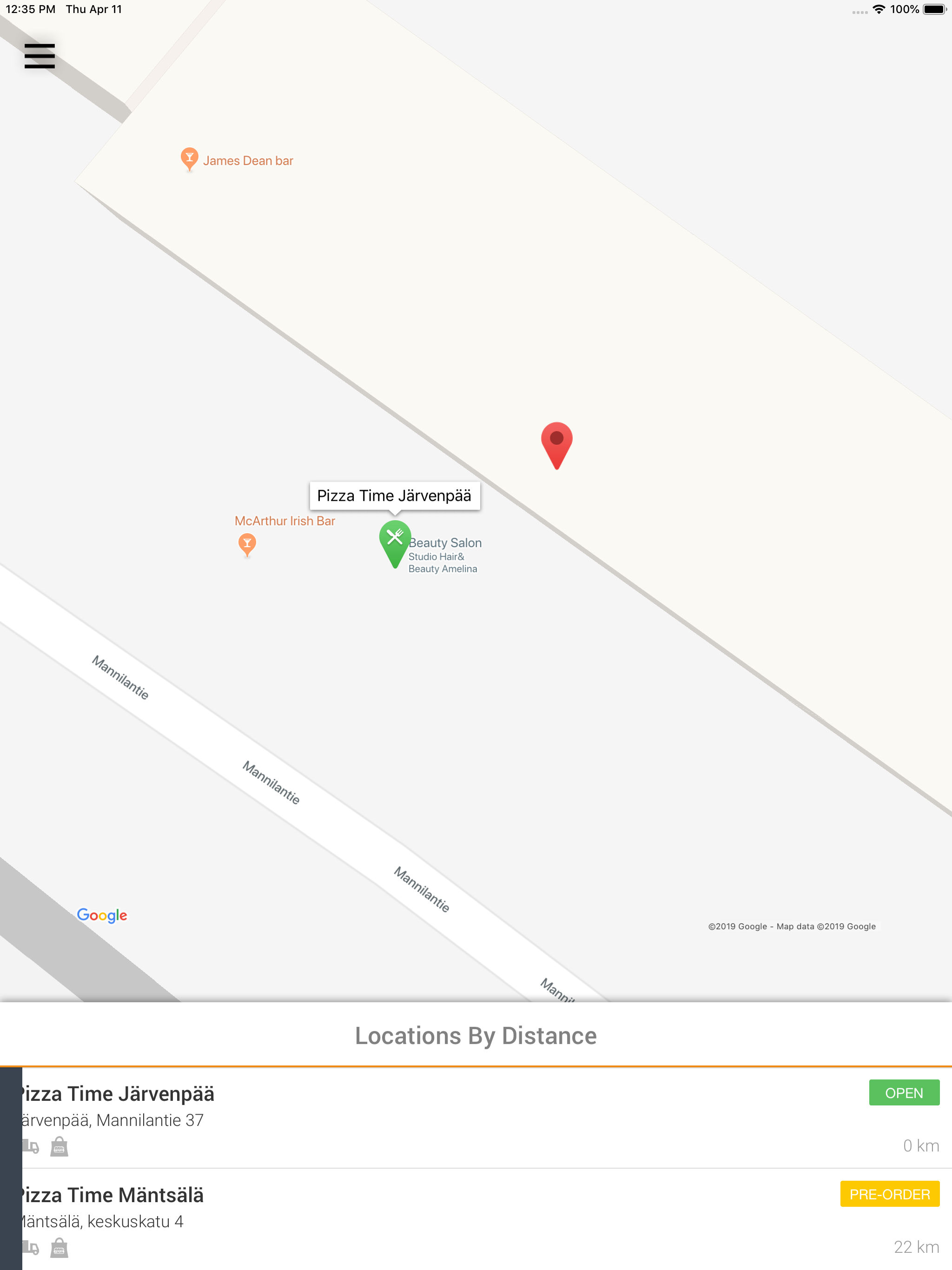 Pizza Time Ravintolat screenshot 4