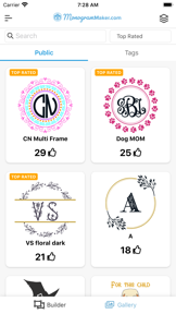Monogram Maker App screenshot