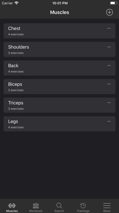 TheFitnessApp - Gym Log Screenshot