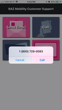 RAZ Mobility Support screenshot 4