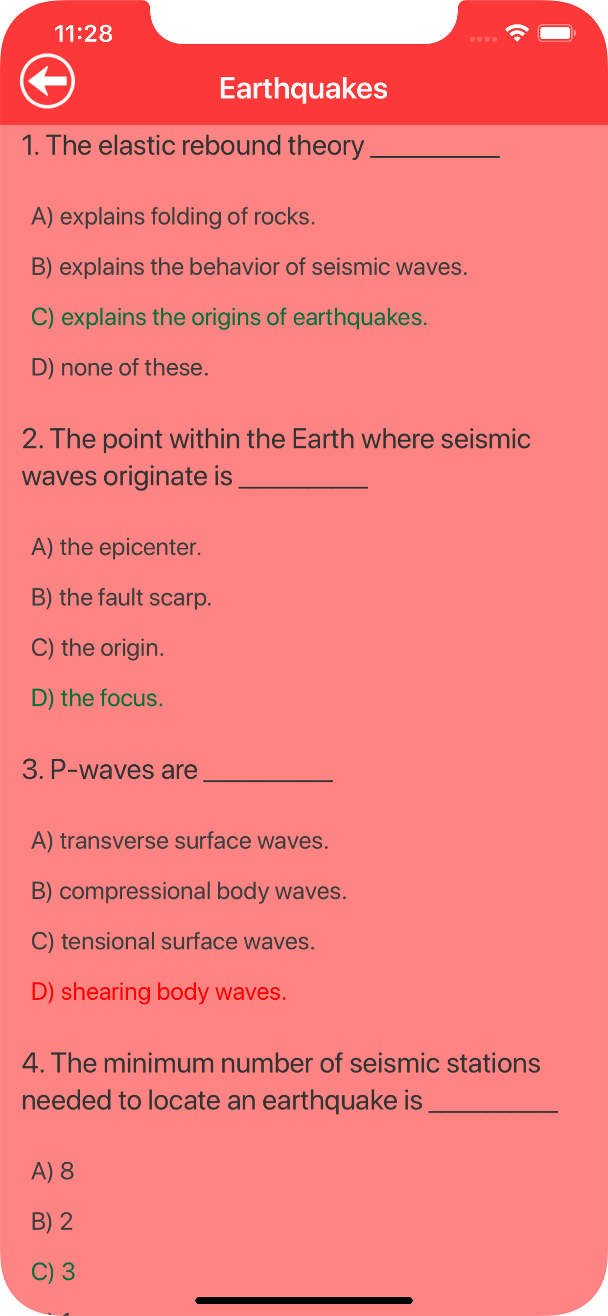 Geology Quizzes screenshot 5