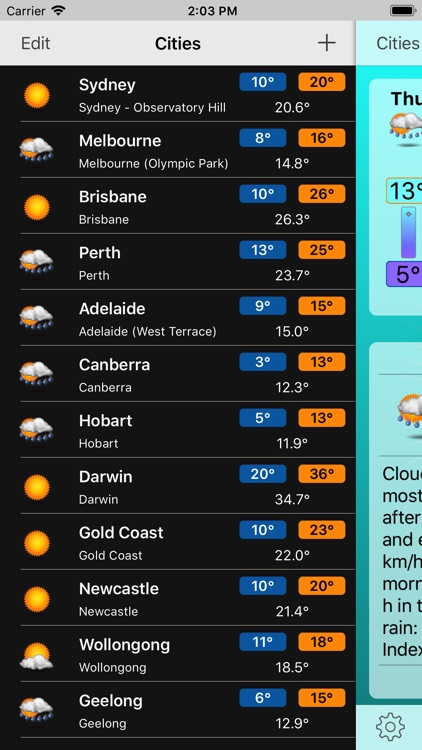 Oz Weather Plus screenshot-3
