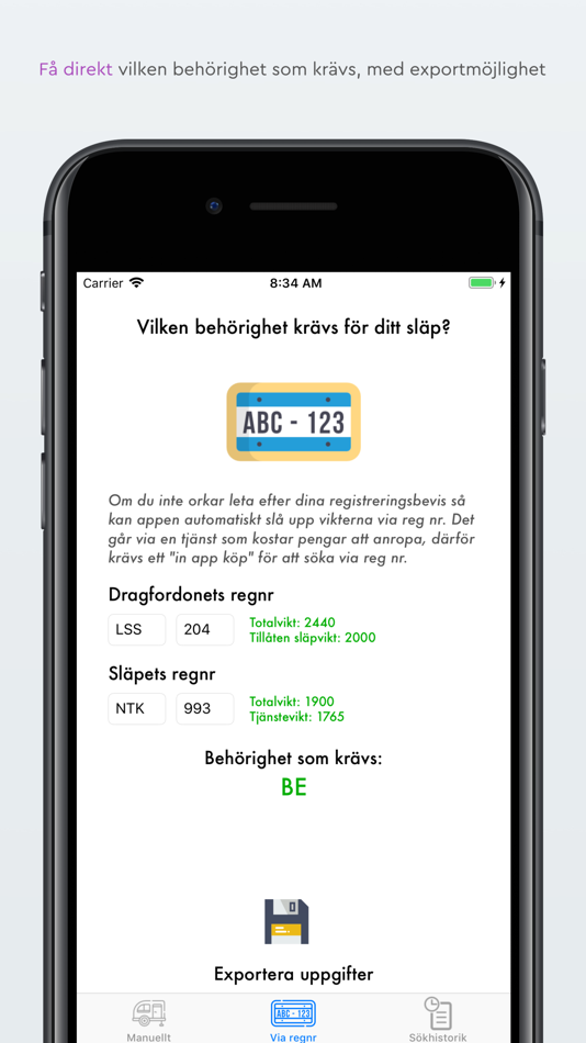 #1. Släpvagnskollen (iOS) 由: Sebastian Bolling