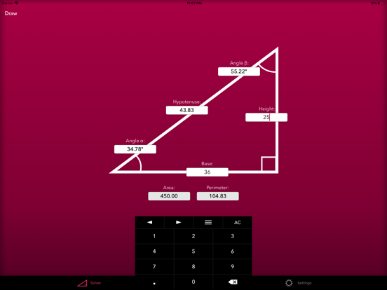 Trigonometry Help Lite iPad screenshot 2 - Education app