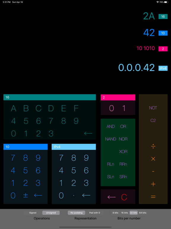 Screenshot #4 pour BaseCalc