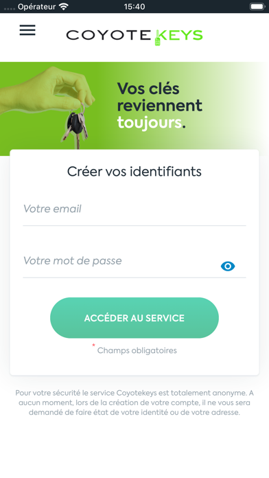 Screenshot #3 pour Coyotekeys