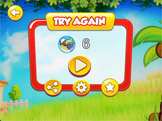 Smart Turtle Fruit Runing Game iPad screenshot
