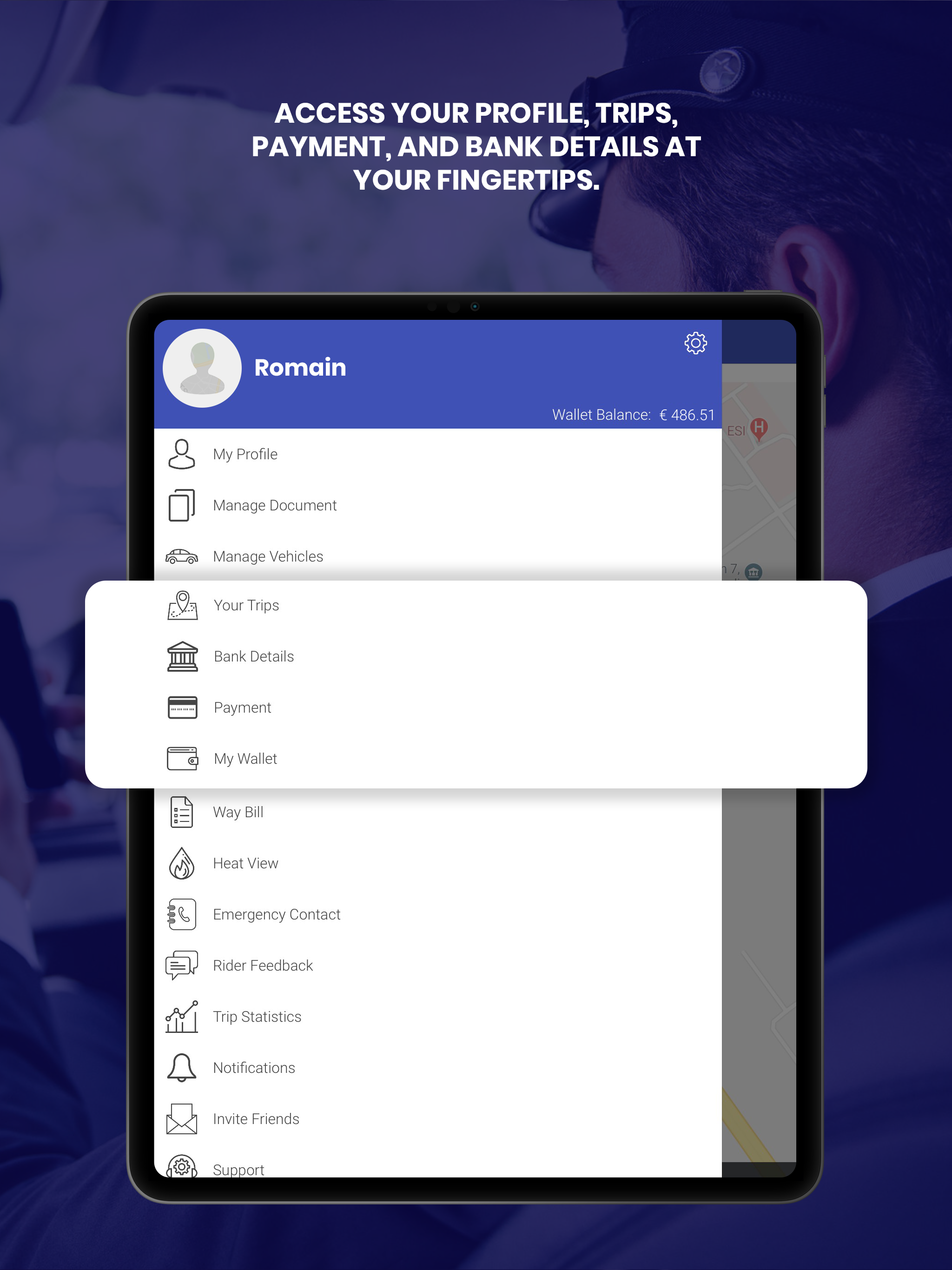 VYCAB – Driver screenshot 8