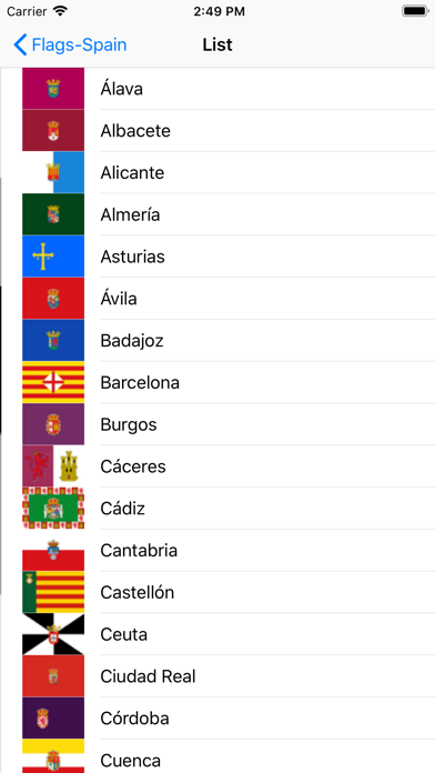 Screenshot #2 pour Banderas-España