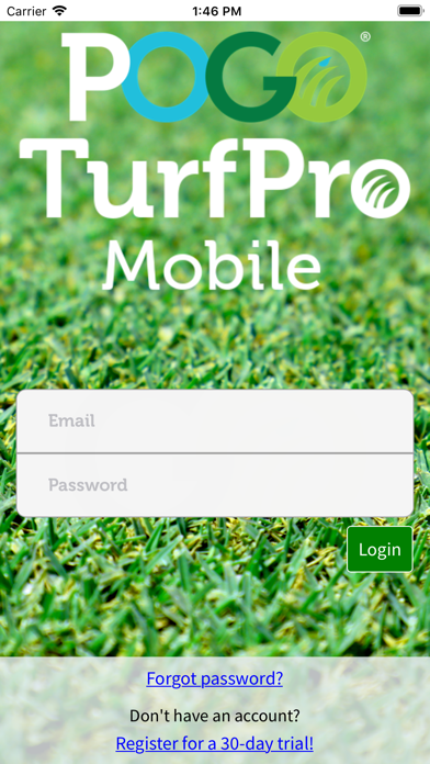 TurfPro Mobile Screenshot
