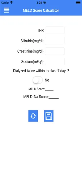 Game screenshot MELD Score Calculator mod apk
