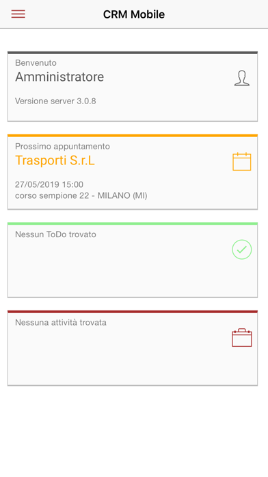 Screenshot #1 pour E/CRM Mobile
