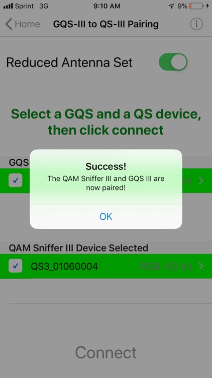 ComSonics GQSIII/QSIII Pairing