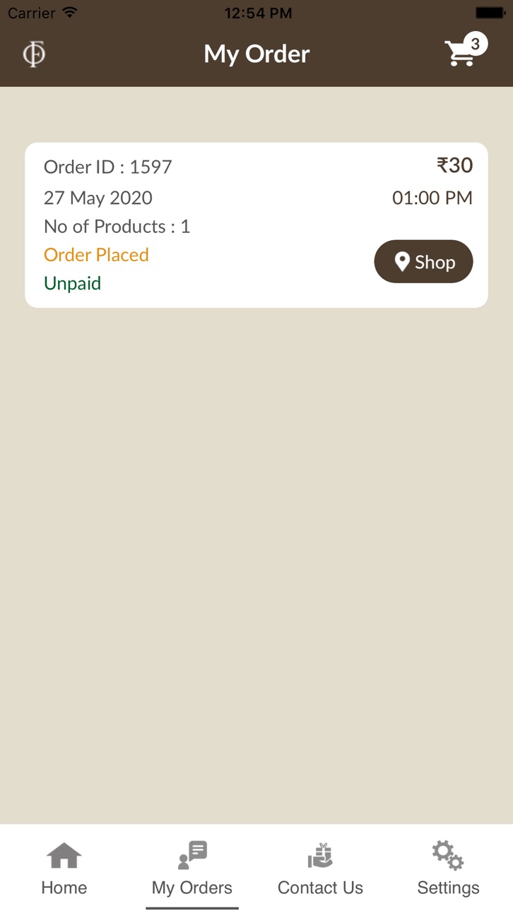 iPhone screenshot