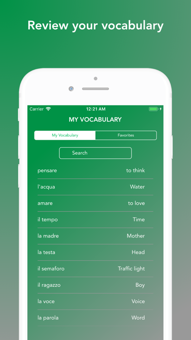 Tobo: Learn Italian Vocabulary Screenshot