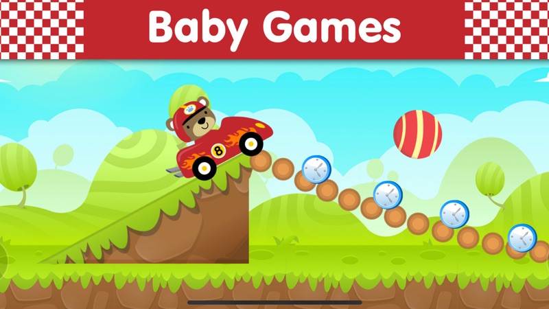 Toddler Games: Race Car screenshot 1