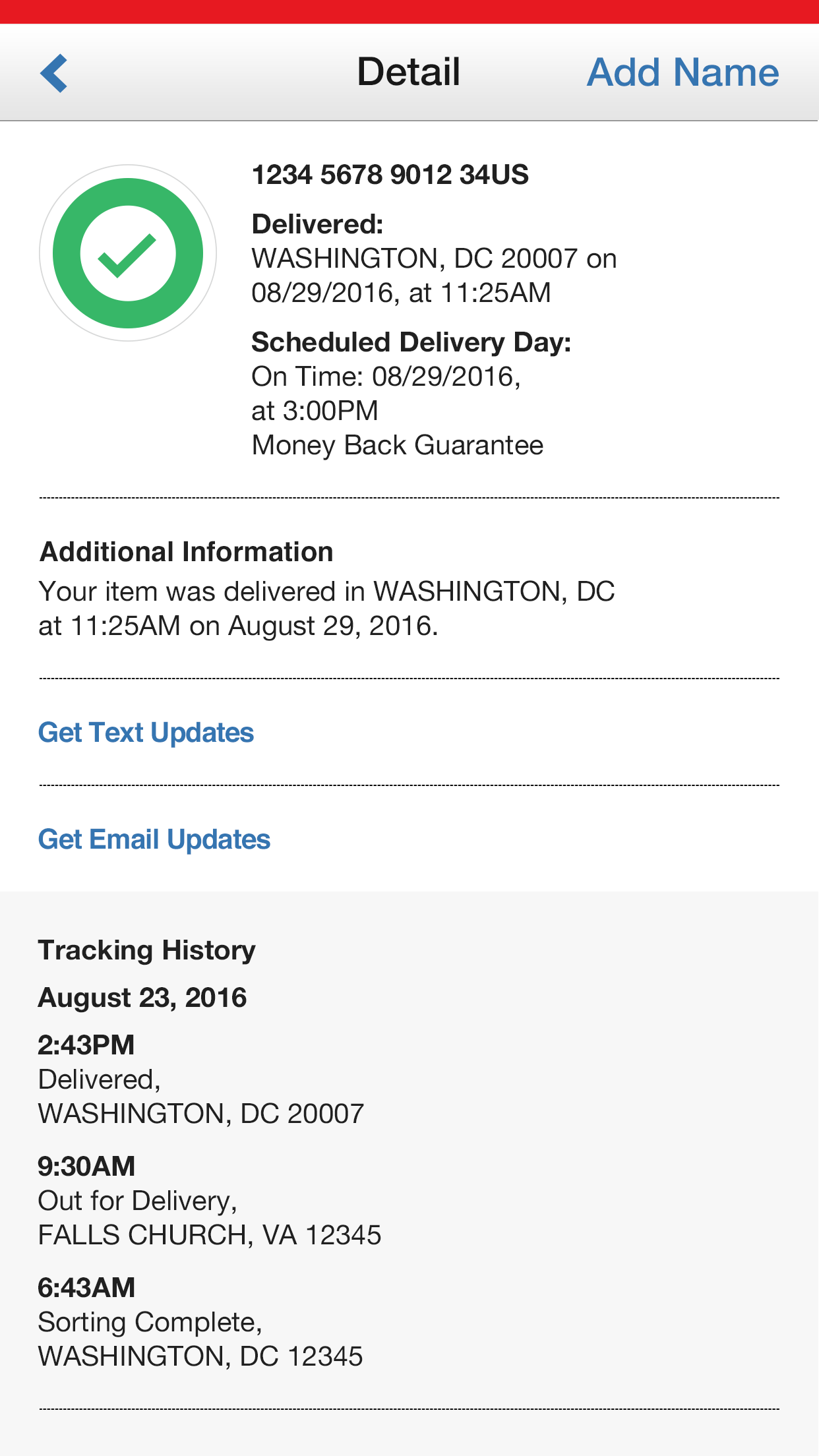 USPS Mobile® screenshot 3
