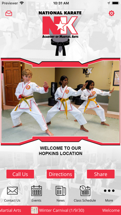 Screenshot #1 pour Hopkins National Karate