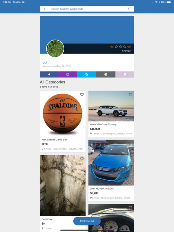 Screenshot #6 pour Student Classifieds