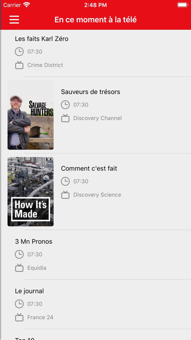 Screenshot #2 pour TV FR Programme - Guide