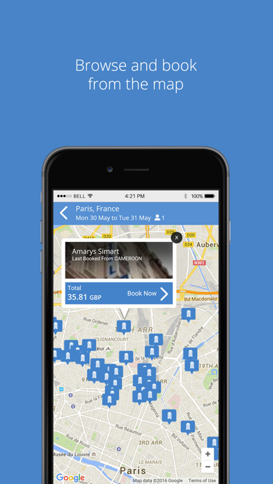 HEI Online Hotel Reservations Screenshot