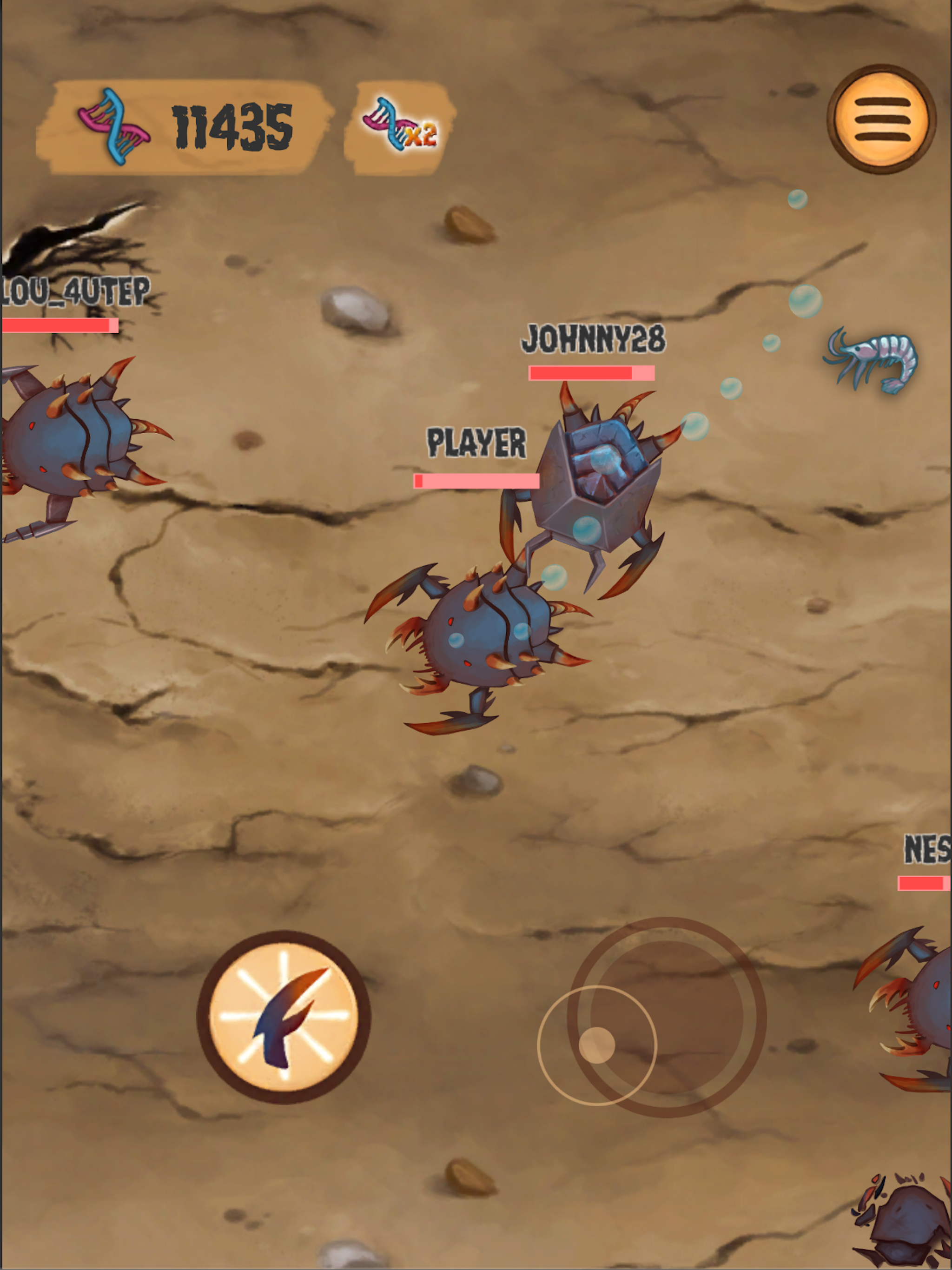 Spore Monsters.io Idle Crab screenshot 5