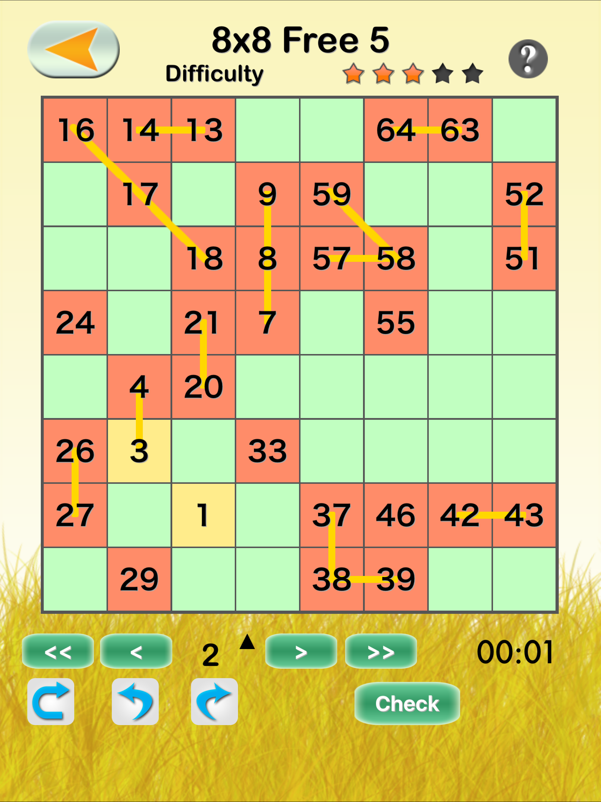 Number Join - Connect Diagonal