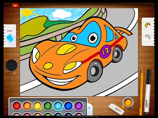 Colorific - fun coloring book iPad app afbeelding 2