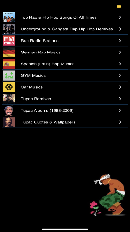 #1. Rap Music Player- Tupac (2pac) (iOS) 由: Tunahan Olker