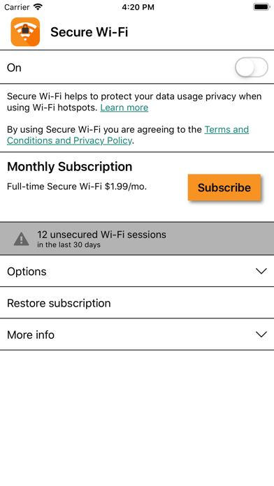 Boost Mobile Secure Wi-Fi screenshot 2