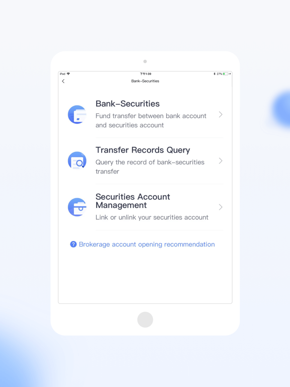 CBiBank iPad screenshot 4 - Finance app