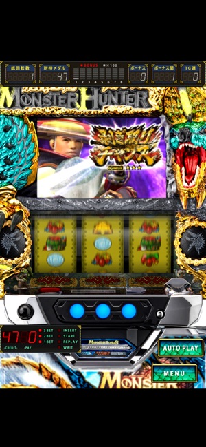 パチスロ モンスターハンター 月下雷鳴」をApp Storeで