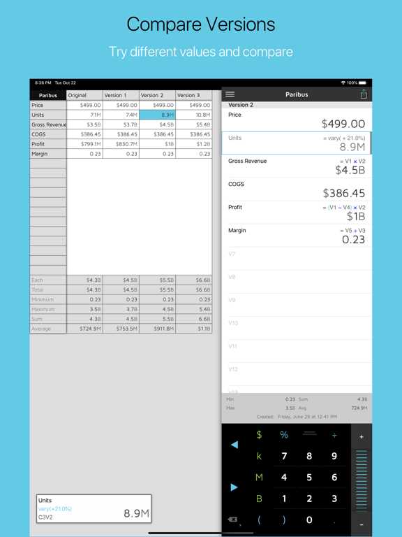 Screenshot #6 pour Paribus Calculator