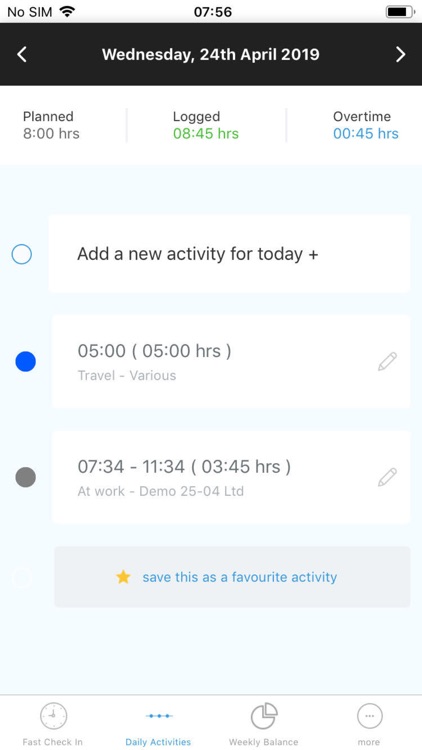 Staff Times - My Time