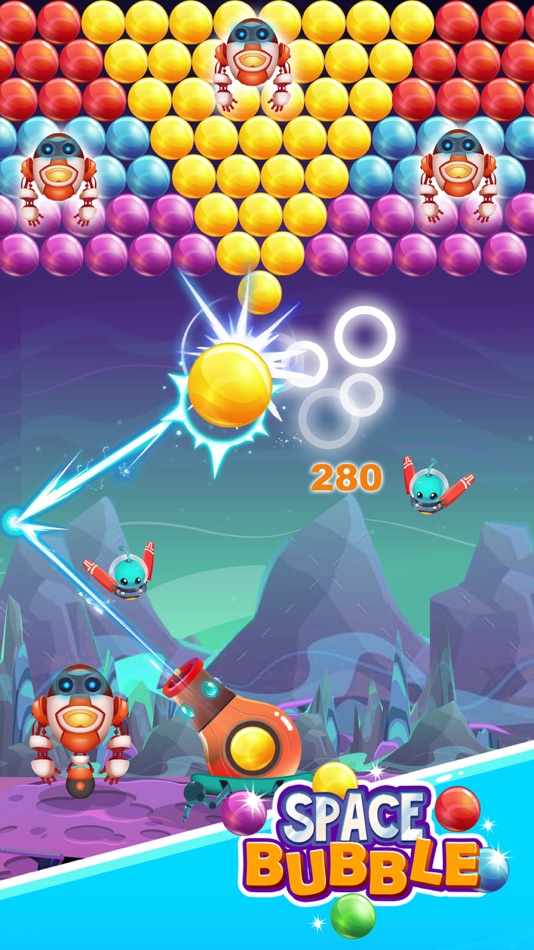 #1. Bubble Shooter - Space (iOS) 由: Loc Doan