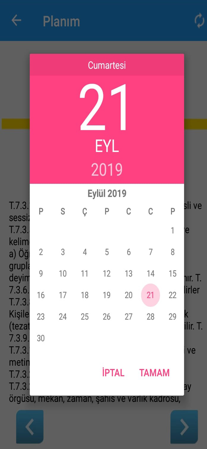 Ders Planım-Kazanımlar