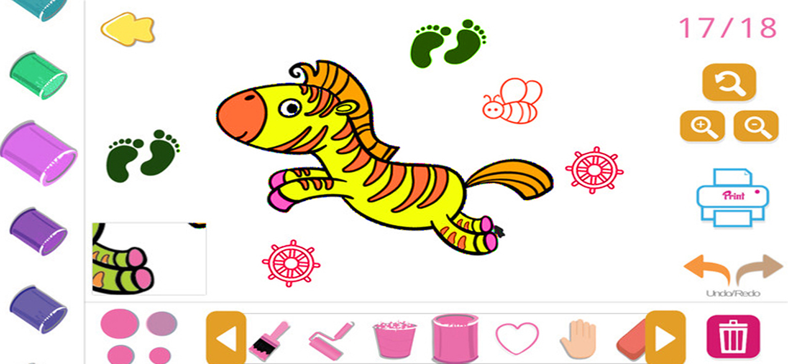 Coloring Book Paint Color Game screenshot 3