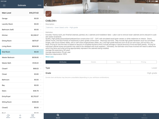 Xactimate iPad screenshot 5 - Business app