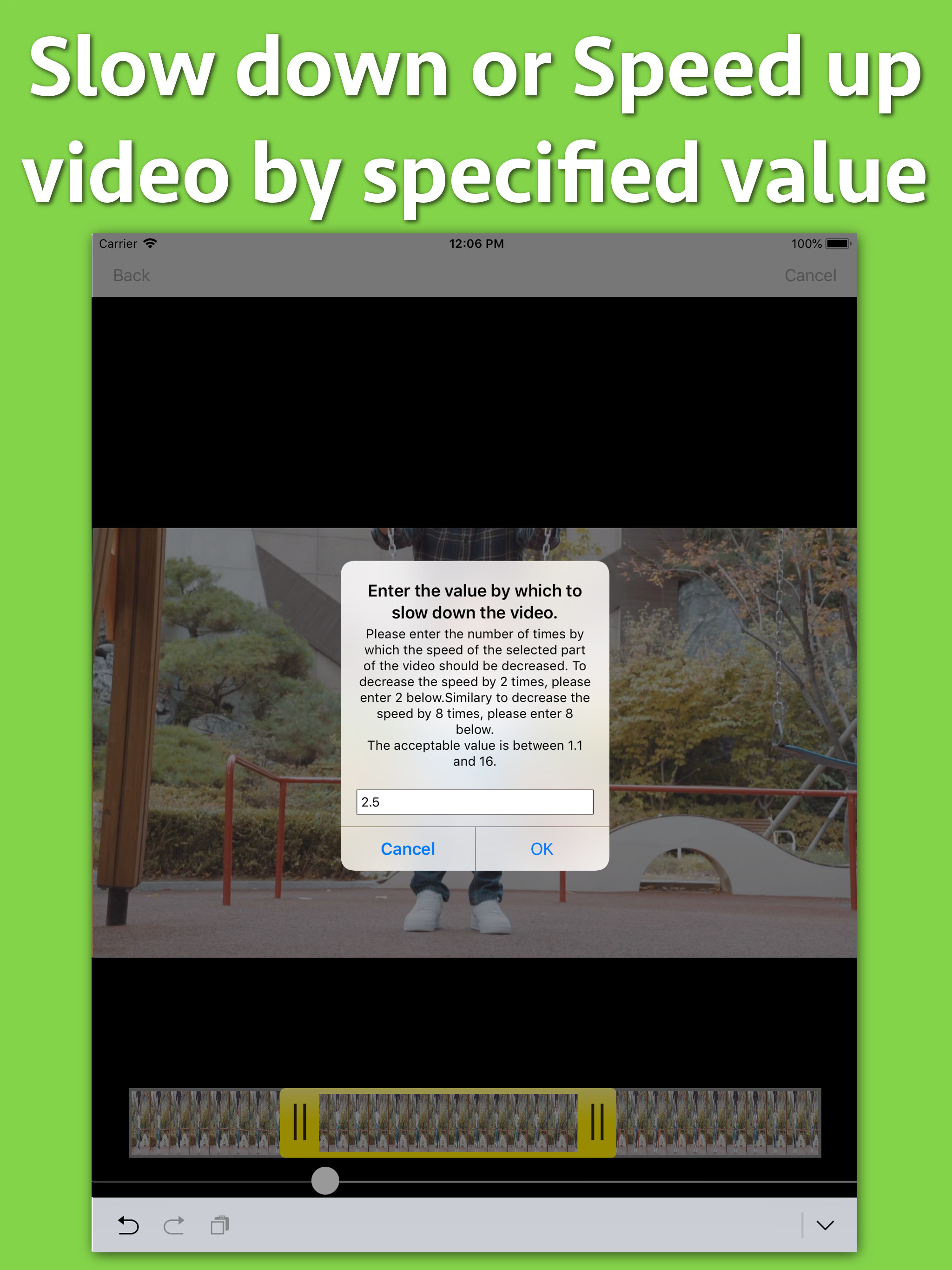 Video slow & fast speed Ramp screenshot 14