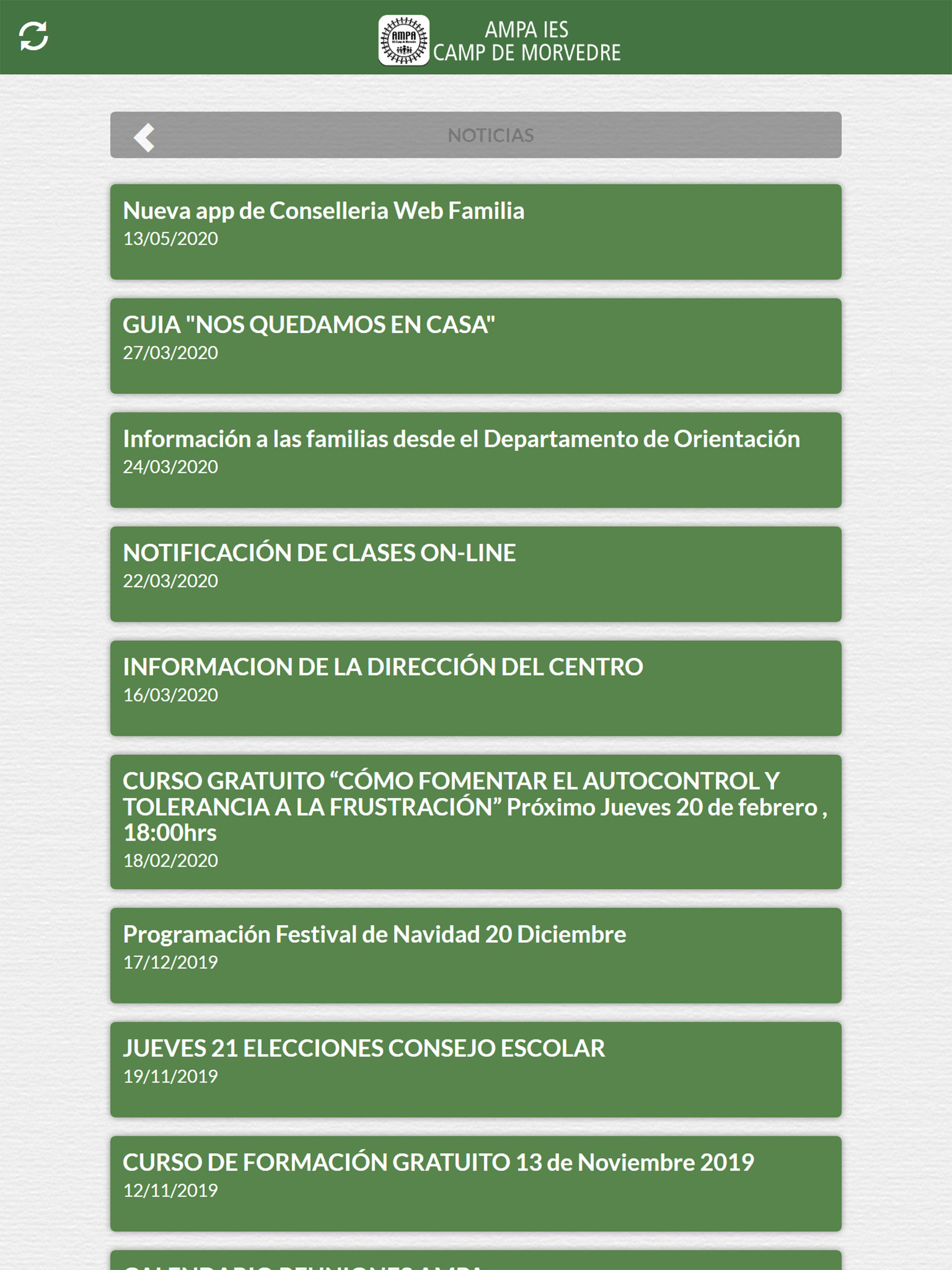AMPA IES CAMP DE MORVEDRE screenshot 5