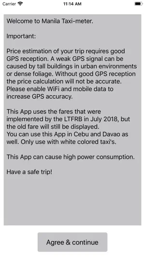 Manila Taxi-meter screenshot 2