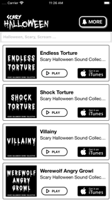 Halloween Ringtones for iPhone screenshot