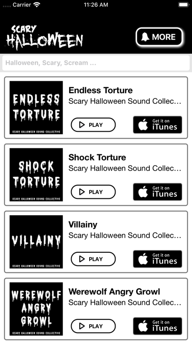 Halloween Ringtones for iPhone screenshot 3